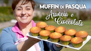 MUFFIN DI PASQUA CIOCCOLATO E ARANCIA Ricetta Facile  Fatto in Casa da Benedetta [upl. by Greeson]