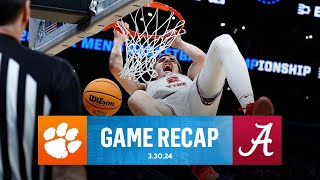 Alabama ROUTS Clemson to advance to Final Four for 1st time in SCHOOL HISTORY  CBS Sports [upl. by Brecher]