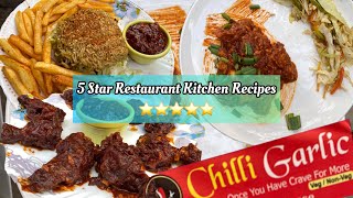 Chicken Lollipop Recipe  Chilli Garlic Airoli  5 Star Hotel Kitchen [upl. by Adnik]