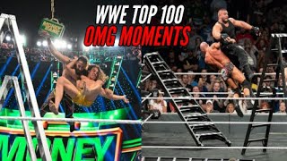 WWE TOP 100 OMG MOMENTS [upl. by Yral947]