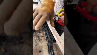 Metal Wire Straightening Process 🔧  Satisfying Factory Work [upl. by Luhem849]