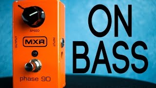 MXR Phase 90 Bass Demo [upl. by Dettmer]