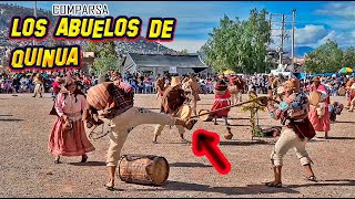 LOS ABUELOS DE QUINUA HUAMANGA  CARNAVAL RURAL AYACUCHO 2023  LLAQTANCHIK RAYKU [upl. by King]