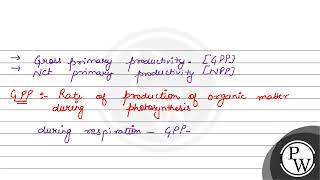 In an ecosystem if the Net Primary Productivity NPP of first trophic level is 100xkcalampnbspm [upl. by Rania596]