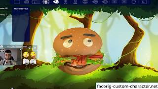 CREATION  3D hamburger Facerig [upl. by Heyward881]