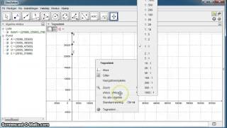 GeoGebra  skalering af akser [upl. by Magnum]