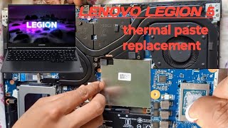 Lenovo Legion 5  Thermal Paste Replacement  How to Replace Laptop Thermal Paste 💻💻👨‍💻👩‍💻 [upl. by Farrica930]