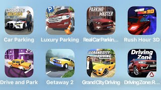 Car Parking Luxury Parking Real Car Parking Rush Hour 3D and More Car Games iPad Gameplay [upl. by Iniretake753]