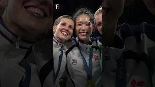 Paris 2024 Olympics Hong Kong’s Vivian Kong Wins Maiden Gold In Fencing  Subscribe to Firstpost [upl. by Xad]