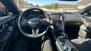 2021 INFINITI Q60 Red Sport 400 POV Drive [upl. by Ahsenac]