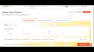 Booking Demo  Cogoport [upl. by Yarvis]