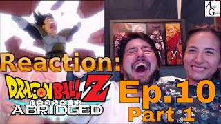 Reaction DragonBall Z Abridged Episode 10 Part 1  TeamFourStar TFS AirierReacts [upl. by Antonius786]