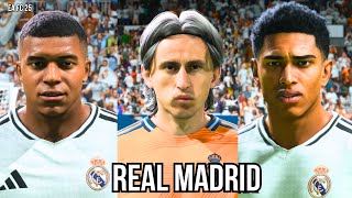 EA FC 25 Real Madrid Faces [upl. by Dutchman22]