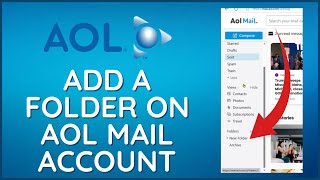 How to Add Folder to AOL Mail 2024 [upl. by Dibrin]