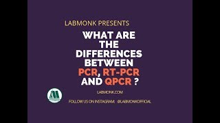 What are the differences between PCR RTPCR and qPCR l Learn with Labmonk l Part  6 [upl. by Dhruv638]