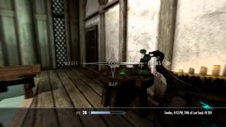 Skyrim Level 100 Speech Alchemy and Smithing [upl. by Edme]