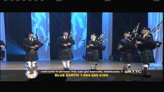 RochesterCaledonia Pipe Band  3 of 4  Eagles Cancer Telethon 2014 [upl. by Orola]