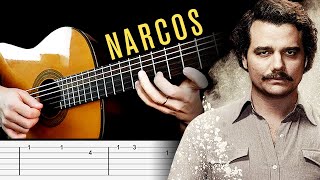 TUYO Guitar Tab Tutorial Narcos  Rodrigo Amarante Guitar Cover [upl. by Llirred]