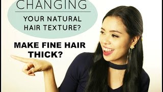 CAN YOU MAKE FINE THIN HAIR BECOME THICK amp COARSE NATURALLY BEAUTYKLOVE [upl. by Namrak125]