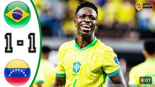 Brazil vs Venezuela 11 Highlights amp All Goals 2024 HD [upl. by Yenahteb]