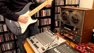 Reeltoreel Tape Delay Demonstration with Electric Guitar [upl. by Rodrich]