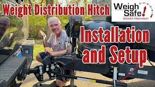 Weigh Safe Hitch Installation and Initial Setup  Better RV Towing [upl. by Nuahc]