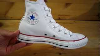 Converse All Stars Chuck Taylor High Leather White [upl. by Richara]