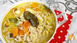 Minestrone una Deliciosa Sopa Italiana  Receta por Tenedor Libre [upl. by Suisyola]