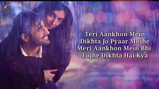 Teri Aankhon Mein Lyrics  Divya K  Darshan R Neha K  Pearl V Manan B  Radhika Vinay [upl. by Oijile]