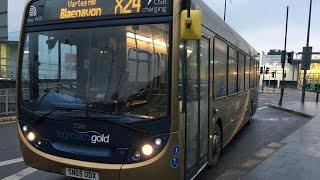 Bus Journey Timelapse  X24  Pontypool to Newport [upl. by Ferro857]