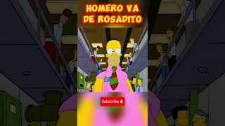 HOMERO VA DE ROSA POR CULPA DE BART Y ES DETENIDO lossimpson viralvideosfunny homerosimpson [upl. by Ytte459]