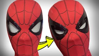 SpiderMan Mask With MOVING EYES [upl. by Lonnard253]