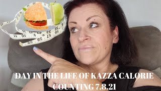 Day in the life of Kazza calorie counting 7821 [upl. by Curnin341]