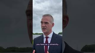 Peter Kyle visits Keele University [upl. by Balcke]