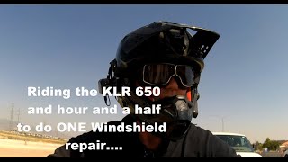 KLR 650 ride to do a job [upl. by Nolte]