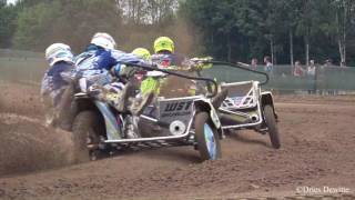 World championship sidecarcross Lommel 08072017 qualifying [upl. by Analart]