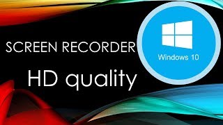 How to Screen Recorder Windows 10 free  Cara Merekam Layar Windows 10 gratis [upl. by Liek]