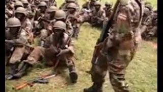 Ugandan UPDF Soldiers Perform Song and Dance [upl. by Feilak865]