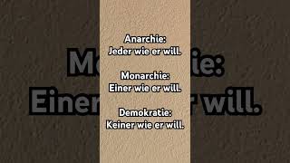 Anarchie  Monarchie  Demokratie [upl. by Pich]