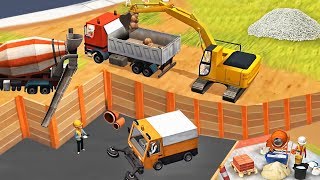 Little Builders Cranes  Fun Construction Games [upl. by Wycoff]