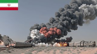 HUGE BLOW IN YEMEN A Houthi train carrying Irans ballistic warheads destroyed by a Tomahawk Salvo [upl. by Aliban314]