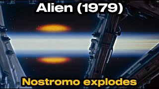 Alien 1979 Nostromo explodes [upl. by Burman]