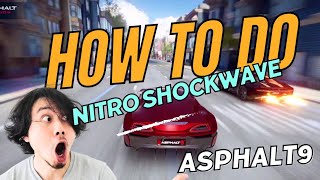 Asphalt 9 Legends Video Game  How to Use Nitro Shockwave for a Mega Boost StepbyStep Guide [upl. by Ysle]