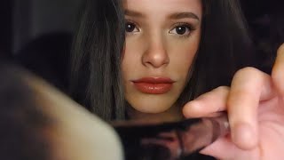 ASMR  Spanglish Simple Face Brushing 😴 w Mouth Sounds 👄 Personal Attention Sonido de Boca [upl. by Latsirk]