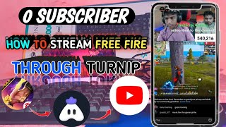 2024 😍  Turnip App Se Live Stream Kaise Kare  How To Short Live Stream On Youtube From Turnip [upl. by Luna]