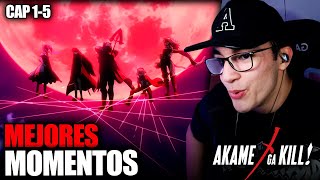 Reacción AKAME GA KILL Capitulo 15  MEJORES MOMENTOS [upl. by Raval]