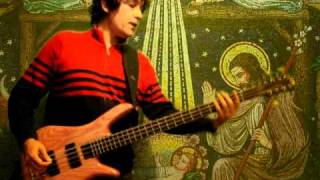 Chris Squires Swiss Choir  Personent Hodie bassline bass cover [upl. by Rhona]