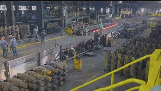 End of an era Steel mill completes final customer order [upl. by Worthy]