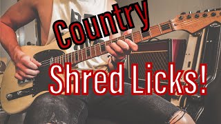 My FOUR Favorite Repetitive Country Guitar Licks [upl. by Enelram]