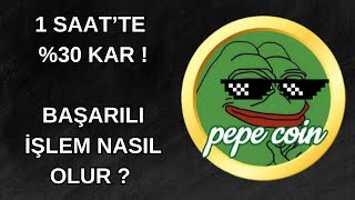 1 SAAT GECMEDEN 0 KAR  PEPE TEKNİK ANALİZ pepe pepecoin [upl. by Ursuline336]